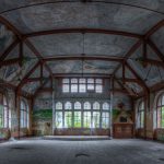 Event room in the Beelitz central baths possibly used as theatre